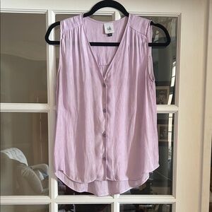 CAbi Women's Light Purple Sleeveless Blouse